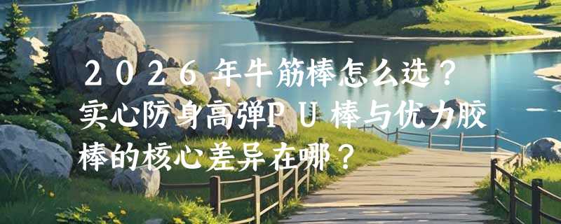 2026年牛筋棒怎么选？实心防身高弹PU棒与优力胶棒的核心差异在哪？