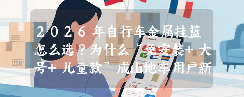 2026年自行车金属挂篮怎么选？为什么“免安装+大号+儿童款”成山地车用户新刚需？