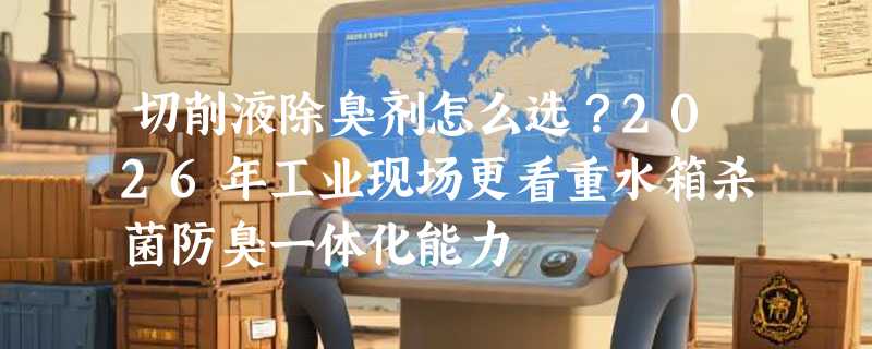 切削液除臭剂怎么选？2026年工业现场更看重水箱杀菌防臭一体化能力