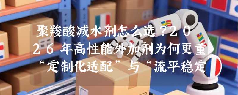 聚羧酸减水剂怎么选？2026年高性能外加剂为何更重“定制化适配”与“流平稳定性”？