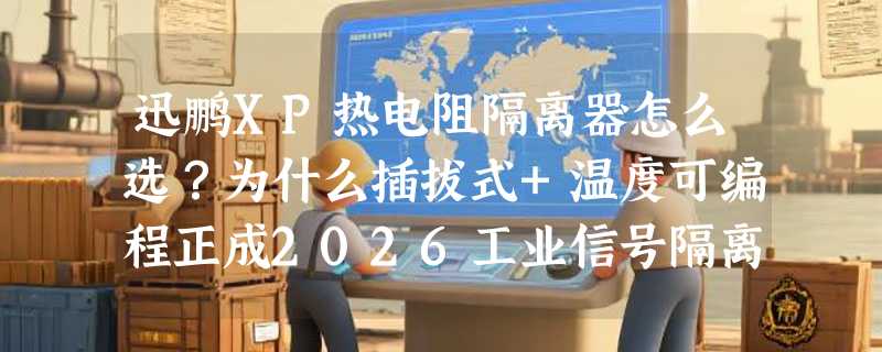 迅鹏XP热电阻隔离器怎么选？为什么插拔式+温度可编程正成2026工业信号隔离新基准？