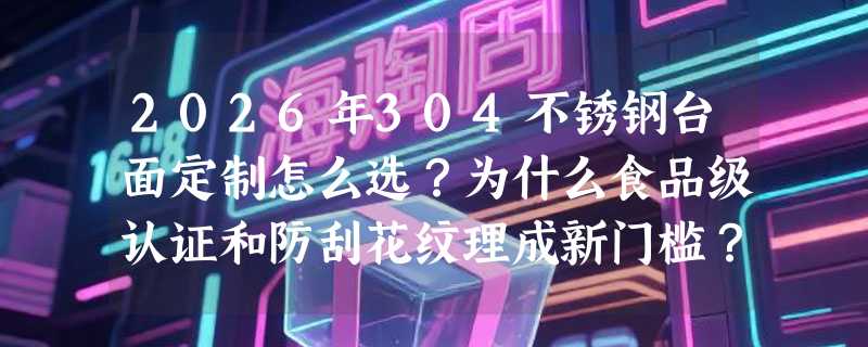 2026年304不锈钢台面定制怎么选？为什么食品级认证和防刮花纹理成新门槛？