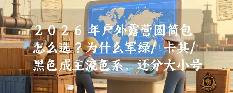 2026年户外露营圆筒包怎么选？为什么军绿/卡其/黑色成主流色系，还分大小号和两用款？