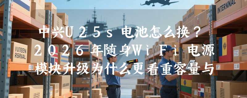 中兴U25s电池怎么换？2026年随身WiFi电源模块升级为什么更看重容量与快充兼容性？