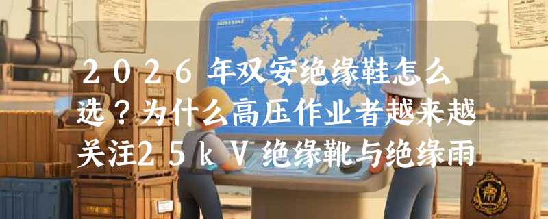 2026年双安绝缘鞋怎么选？为什么高压作业者越来越关注25kV绝缘靴与绝缘雨鞋的协同防护？