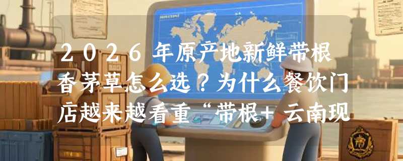 2026年原产地新鲜带根香茅草怎么选？为什么餐饮门店越来越看重“带根+云南现采”这个指标？