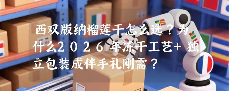 西双版纳榴莲干怎么选？为什么2026年冻干工艺+独立包装成伴手礼刚需？