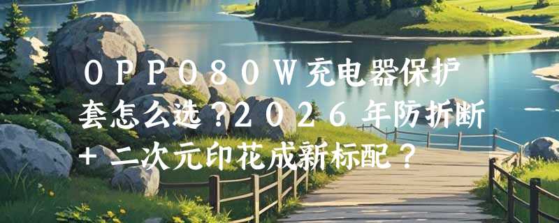 OPPO80W充电器保护套怎么选？2026年防折断+二次元印花成新标配？