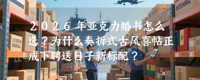 2026年亚克力婚书怎么选？为什么奏折式古风喜帖正成下聘送日子新标配？