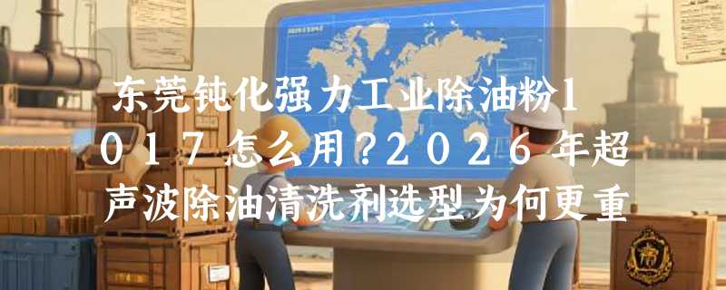 东莞钝化强力工业除油粉1017怎么用？2026年超声波除油清洗剂选型为何更重钝化协同性？