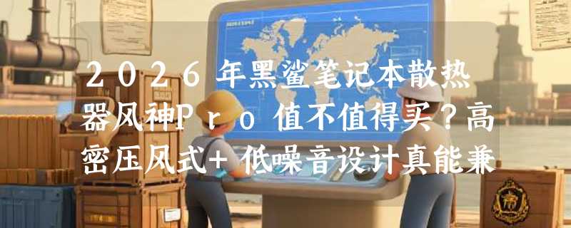 2026年黑鲨笔记本散热器风神Pro值不值得买？高密压风式+低噪音设计真能兼顾降温与静音吗？