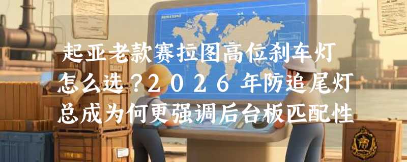 起亚老款赛拉图高位刹车灯怎么选？2026年防追尾灯总成为何更强调后台板匹配性？