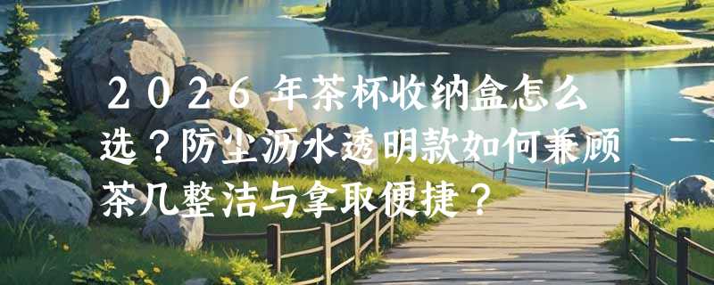 2026年茶杯收纳盒怎么选？防尘沥水透明款如何兼顾茶几整洁与拿取便捷？