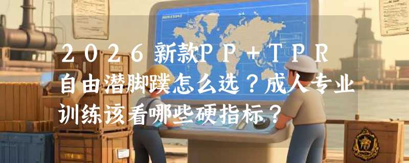 2026新款PP+TPR自由潜脚蹼怎么选？成人专业训练该看哪些硬指标？