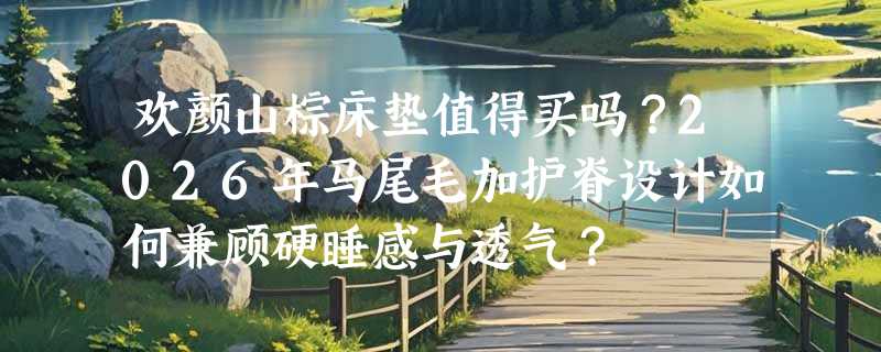 欢颜山棕床垫值得买吗？2026年马尾毛加护脊设计如何兼顾硬睡感与透气？