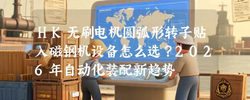 HK无刷电机圆弧形转子贴入磁钢机设备怎么选？2026年自动化装配新趋势