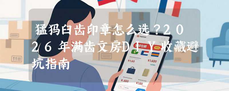 猛犸臼齿印章怎么选？2026年满齿文房DIY收藏避坑指南