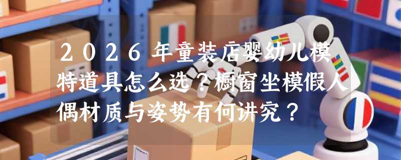 2026年童装店婴幼儿模特道具怎么选？橱窗坐模假人偶材质与姿势有何讲究？
