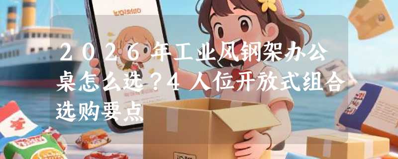 2026年工业风钢架办公桌怎么选？4人位开放式组合选购要点