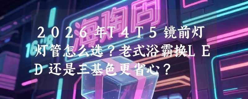 2026年T4T5镜前灯灯管怎么选？老式浴霸换LED还是三基色更省心？