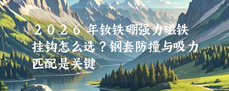 2026年钕铁硼强力磁铁挂钩怎么选？钢套防撞与吸力匹配是关键