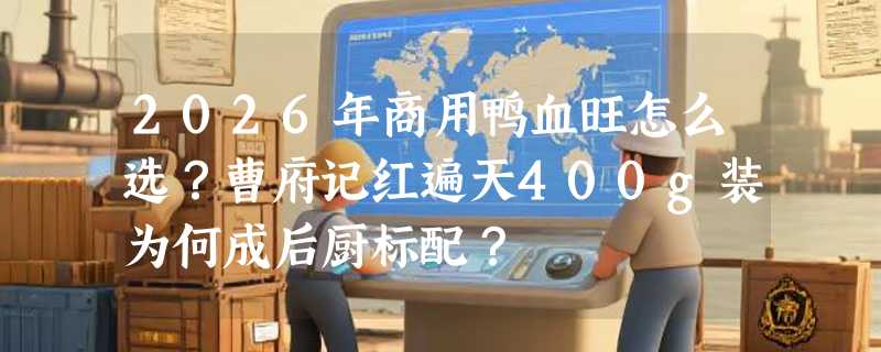2026年商用鸭血旺怎么选？曹府记红遍天400g装为何成后厨标配？