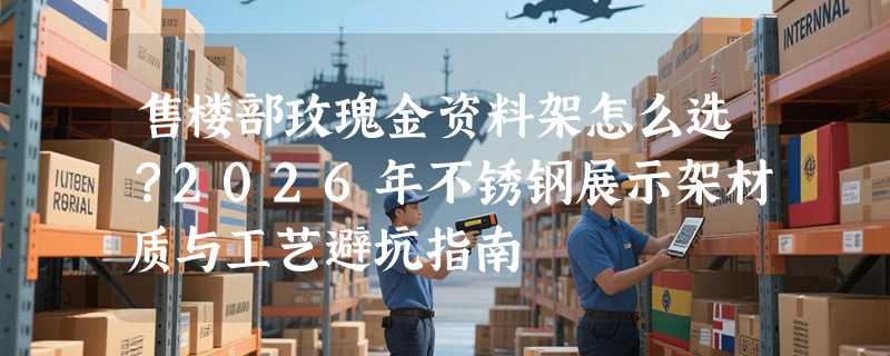 售楼部玫瑰金资料架怎么选？2026年不锈钢展示架材质与工艺避坑指南