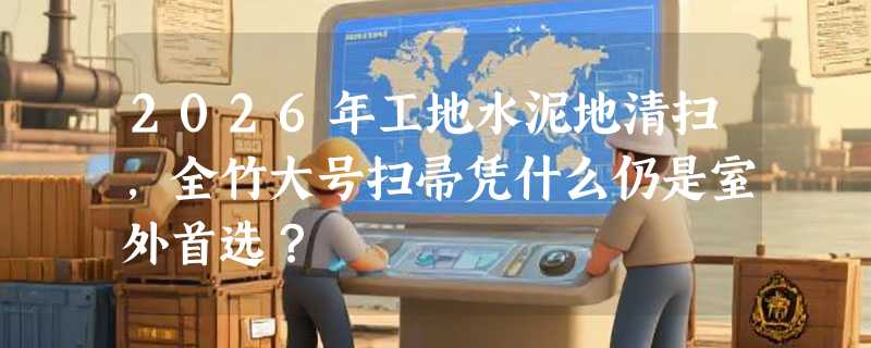 2026年工地水泥地清扫，全竹大号扫帚凭什么仍是室外首选？