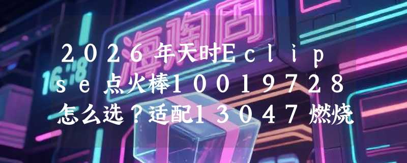 2026年天时Eclipse点火棒10019728怎么选？适配13047燃烧机关键看什么