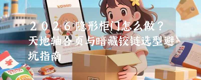 2026隐形柜门怎么做？天地轴合页与暗藏铰链选型避坑指南