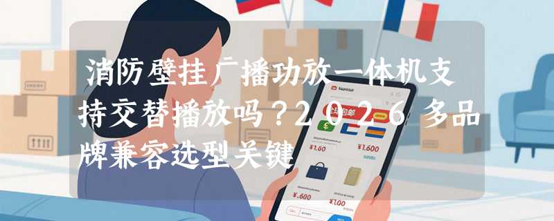 消防壁挂广播功放一体机支持交替播放吗？2026多品牌兼容选型关键