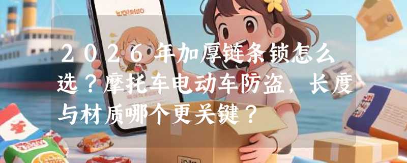 2026年加厚链条锁怎么选？摩托车电动车防盗，长度与材质哪个更关键？