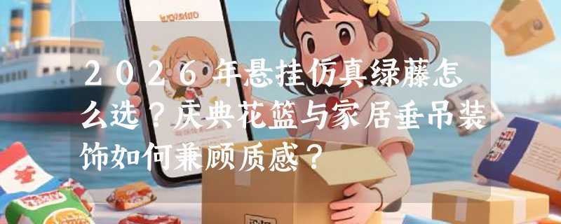 2026年悬挂仿真绿藤怎么选？庆典花篮与家居垂吊装饰如何兼顾质感？