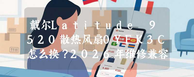 戴尔Latitude 9520散热风扇0YFK3C怎么换？2026年维修兼容指南