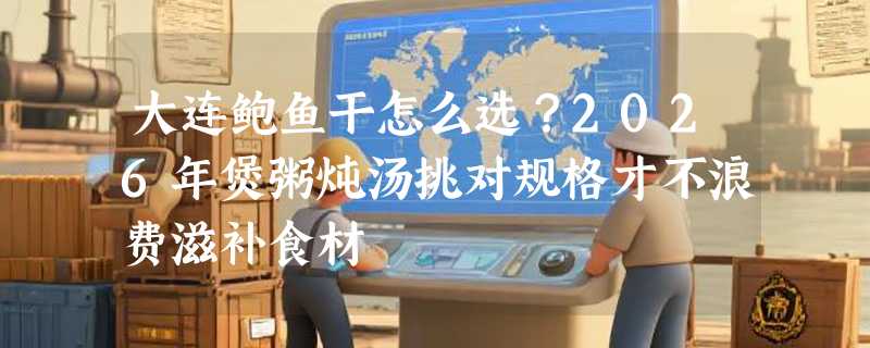 大连鲍鱼干怎么选？2026年煲粥炖汤挑对规格才不浪费滋补食材