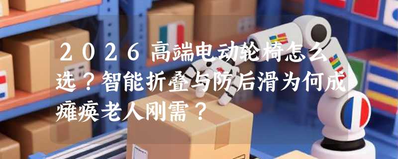 2026高端电动轮椅怎么选？智能折叠与防后滑为何成瘫痪老人刚需？