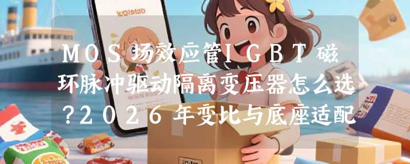 MOS场效应管IGBT磁环脉冲驱动隔离变压器怎么选？2026年变比与底座适配指南