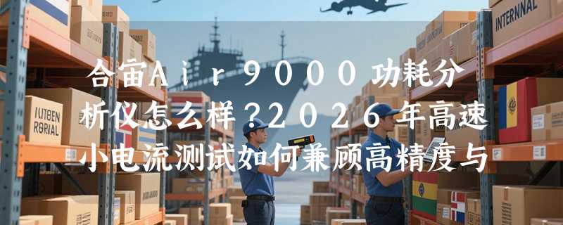 合宙Air9000功耗分析仪怎么样？2026年高速小电流测试如何兼顾高精度与高密度数据？