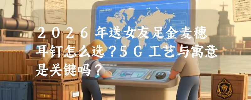 2026年送女友足金麦穗耳钉怎么选？5G工艺与寓意是关键吗？