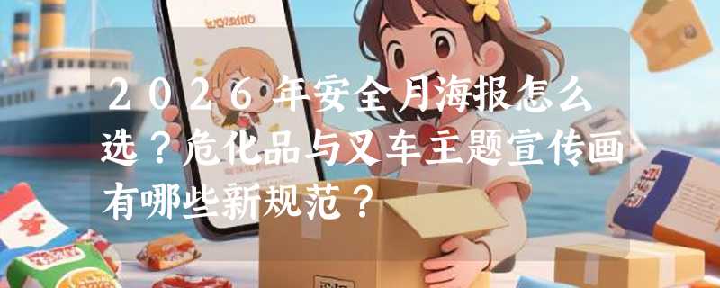 2026年安全月海报怎么选？危化品与叉车主题宣传画有哪些新规范？
