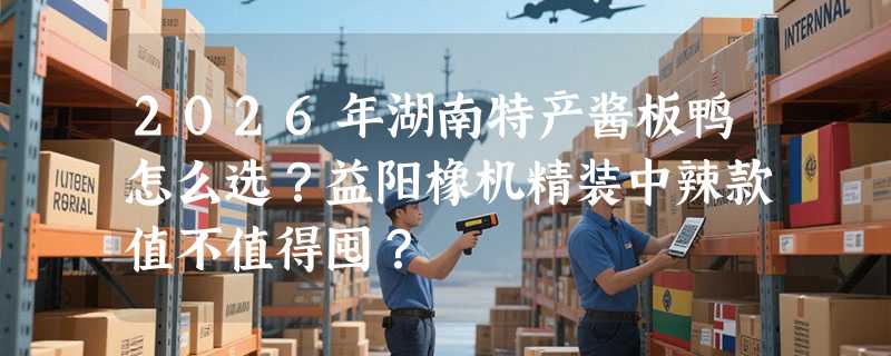 2026年湖南特产酱板鸭怎么选？益阳橡机精装中辣款值不值得囤？