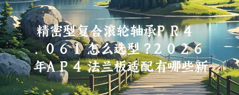 精密型复合滚轮轴承PR4.061怎么选型？2026年AP4法兰板适配有哪些新讲究？