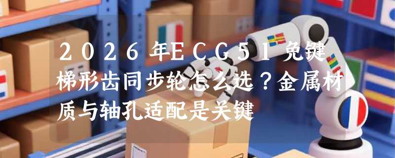 2026年ECG51免键梯形齿同步轮怎么选？金属材质与轴孔适配是关键