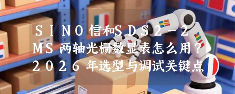 SINO信和SDS2-2MS两轴光栅数显表怎么用？2026年选型与调试关键点在哪？