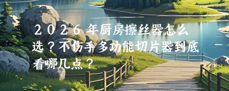 2026年厨房擦丝器怎么选？不伤手多功能切片器到底看哪几点？