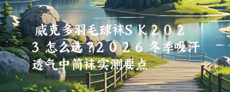 威克多羽毛球袜SK2023怎么选？2026冬季吸汗透气中筒袜实测要点