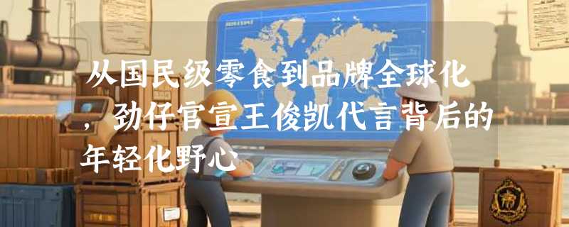 从国民级零食到品牌全球化，劲仔官宣王俊凯代言背后的年轻化野心