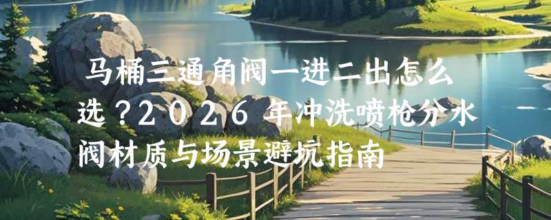 马桶三通角阀一进二出怎么选？2026年冲洗喷枪分水阀材质与场景避坑指南