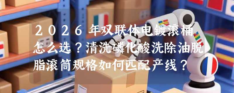 2026年双联体电镀滚桶怎么选？清洗磷化酸洗除油脱脂滚筒规格如何匹配产线？