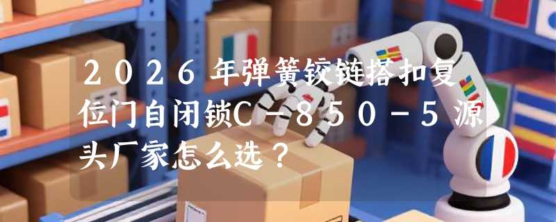 2026年弹簧铰链搭扣复位门自闭锁C-850-5源头厂家怎么选？